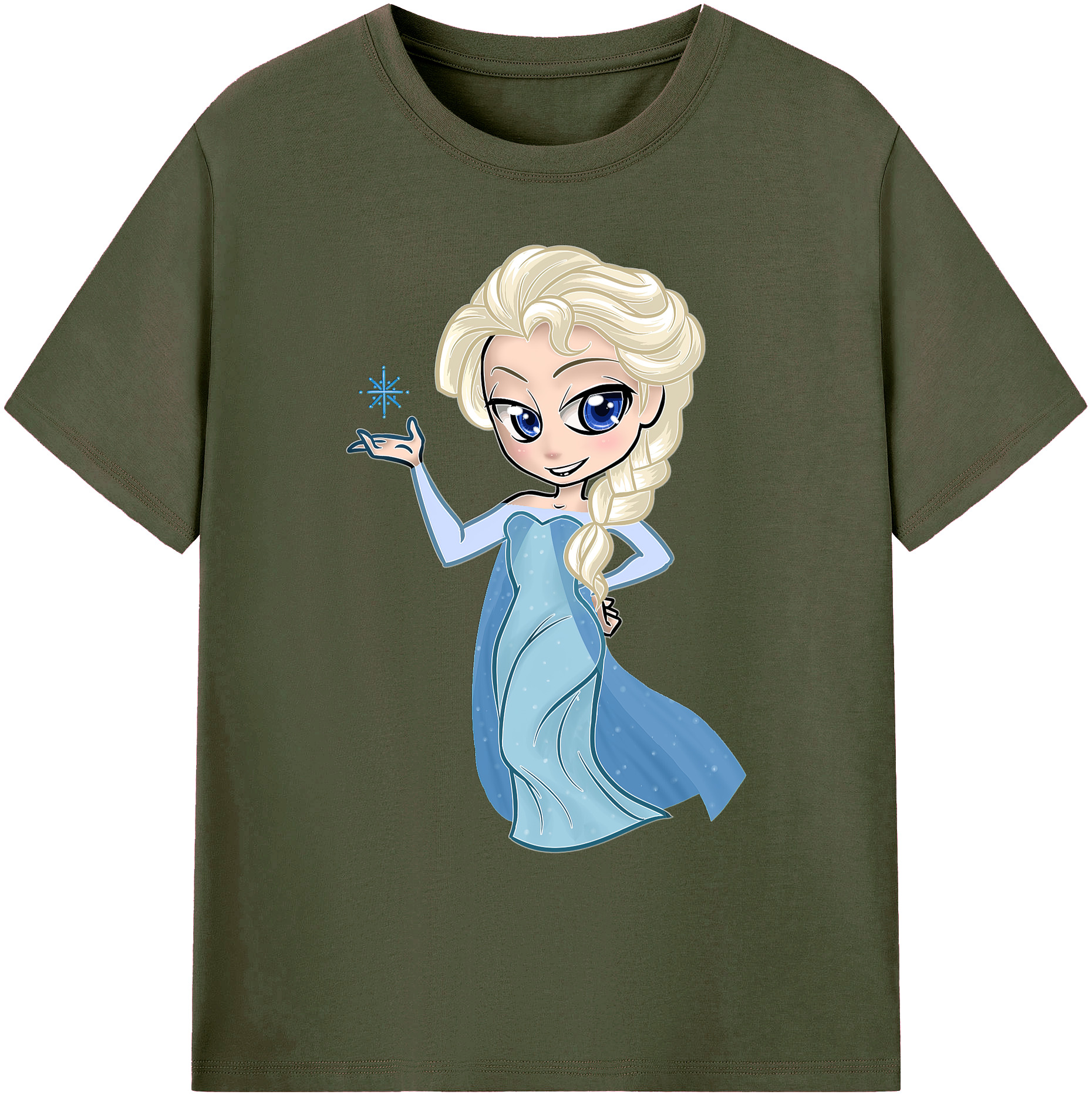 （画像用） アナと雪の女王 アンナ エルサ Frozen Anna Elsa 綿100％ メンズ半袖Tシャツ｜肌触りやわらか＆通気性